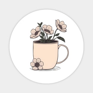 Flowers  in mug Magnet